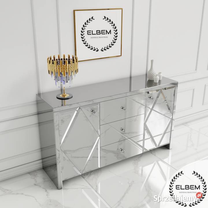 Lustrzana komoda w stylu Glamour Ostrów Wielkopolski sprzedam