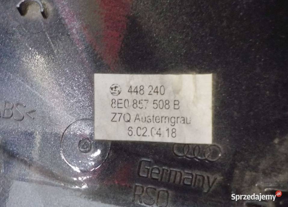 AUDI A4 B6 B7 LUSTERKO PRAWE Karoseria Nowy Tomyśl sprzedam