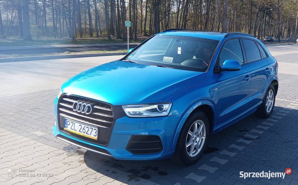 Audi Q3 2016r 2x sline manual panorama hak skóry nieuszkodzony Jastrowie