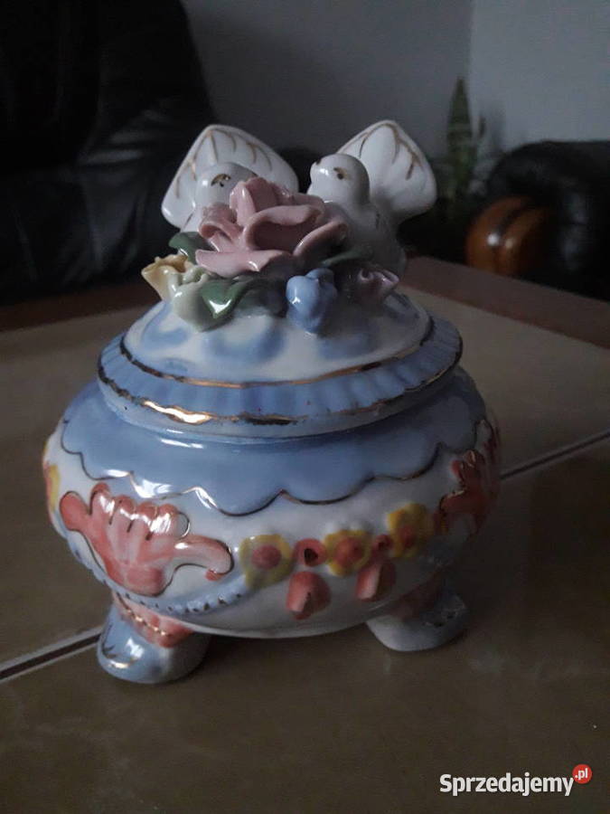Cukiernica pojemnik porcelanowy Janów Lubelski