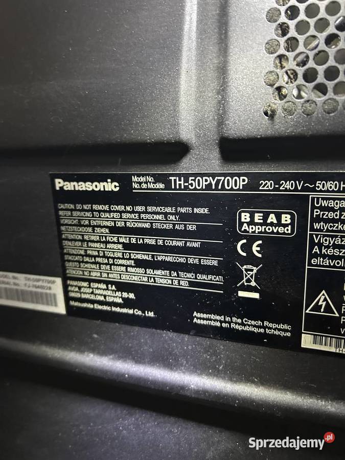 Sprzedam telewizor Panasonic viera