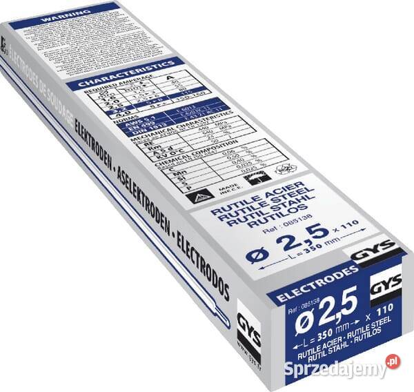 Elektroda rutylowa 25x350 mm 110 085138GYS Kamionna