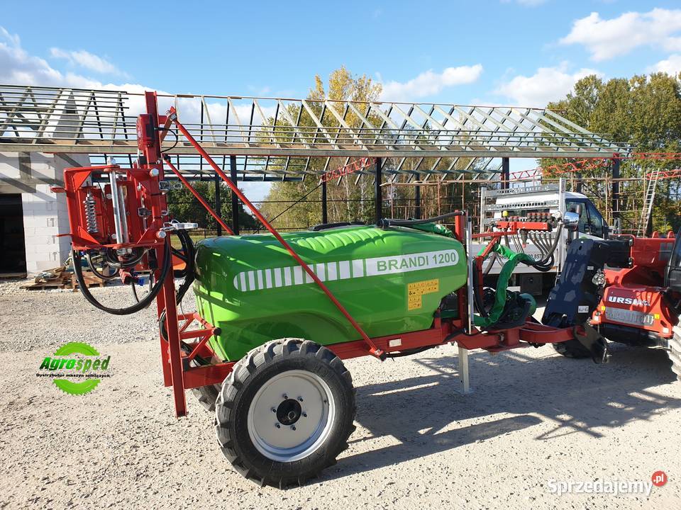 Opryskiwacz polowy Brandi 1200L 121518m Nowy RSM Gostyń