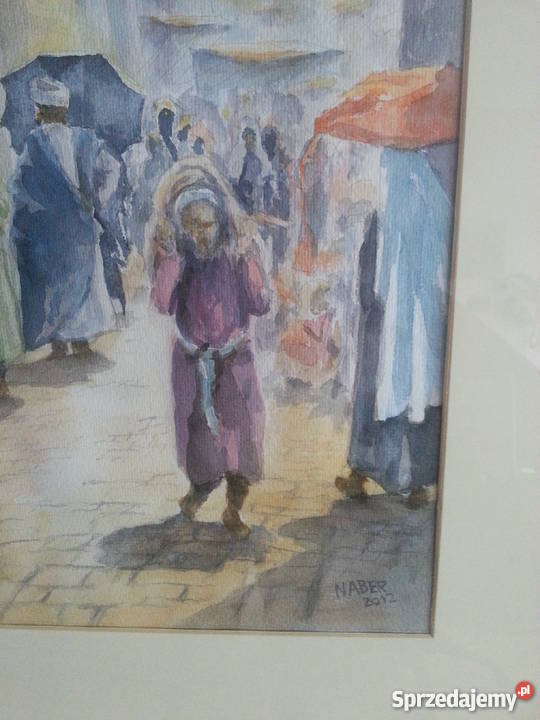 Ładna Akwarela Malarstwo Szczecin sprzedam