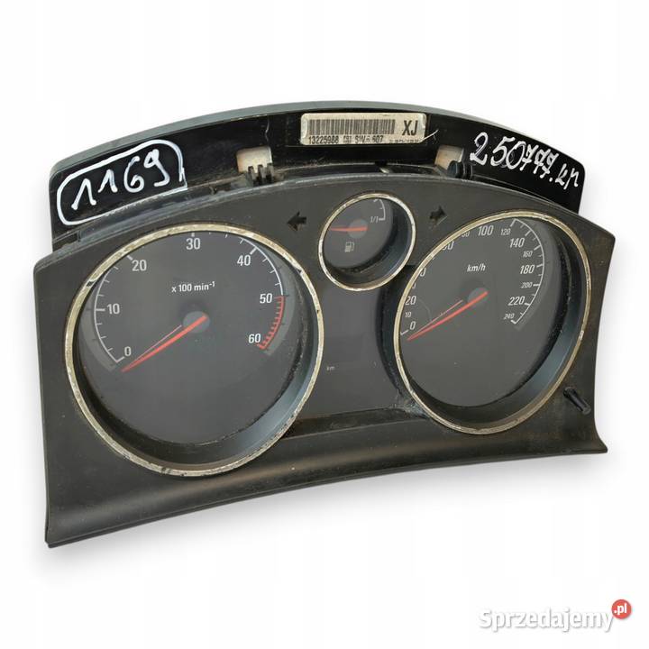 LICZNIK ZEGARY 13225988 XJ Opel Astra H Zafira B lubelskie Chełm
