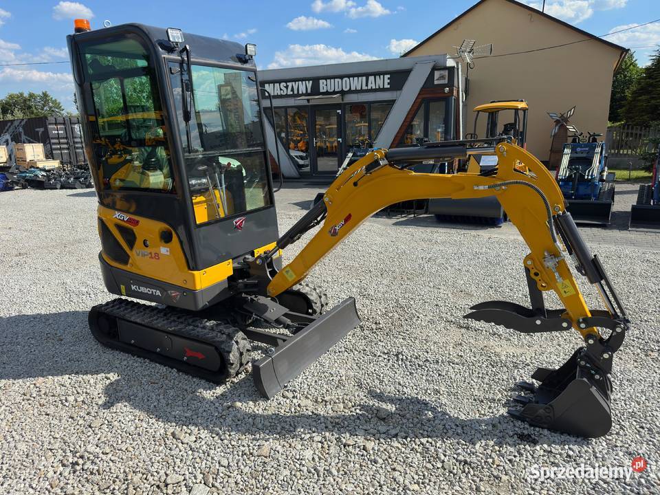 Nowa Minikoparka XGV VIP18 z 2026 Roku Waga 1800 Rzeszów