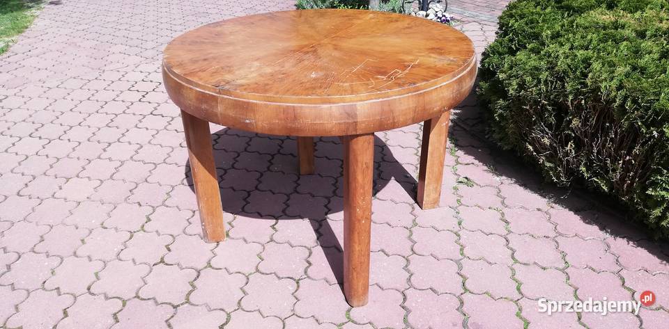 Stół okrągły beczka stary antyk bombka stolik mazowieckie Garwolin sprzedam