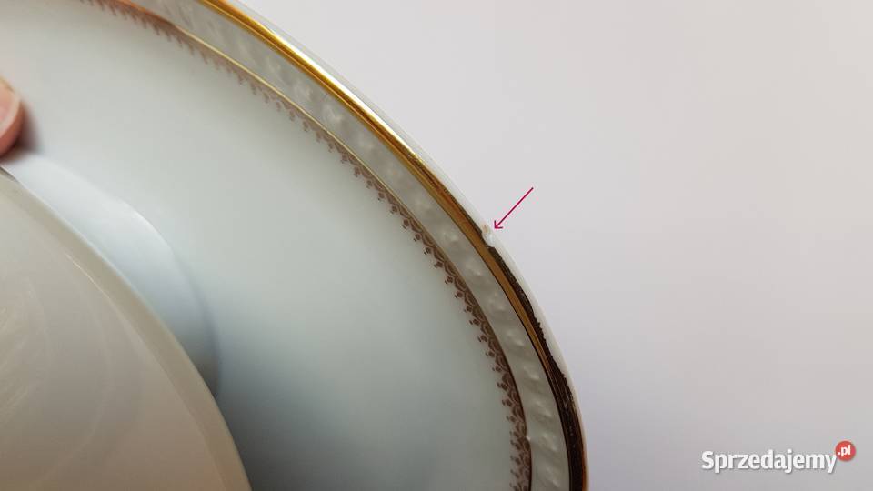 Porcelanowa sosjerka i mała waza OHME porcelana Dąbrowa Górnicza