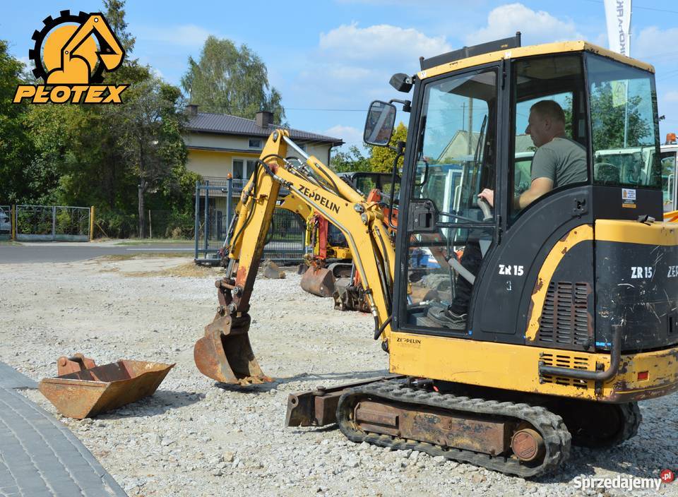 Mini koparka ZEPPELIN ZR15 1999r FAKTURA LONG