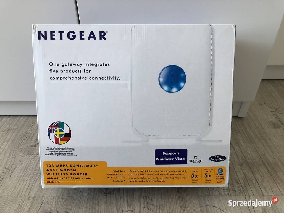 ROUTER WiFi NETGEAR DG834PN ADSL świętokrzyskie Kielce