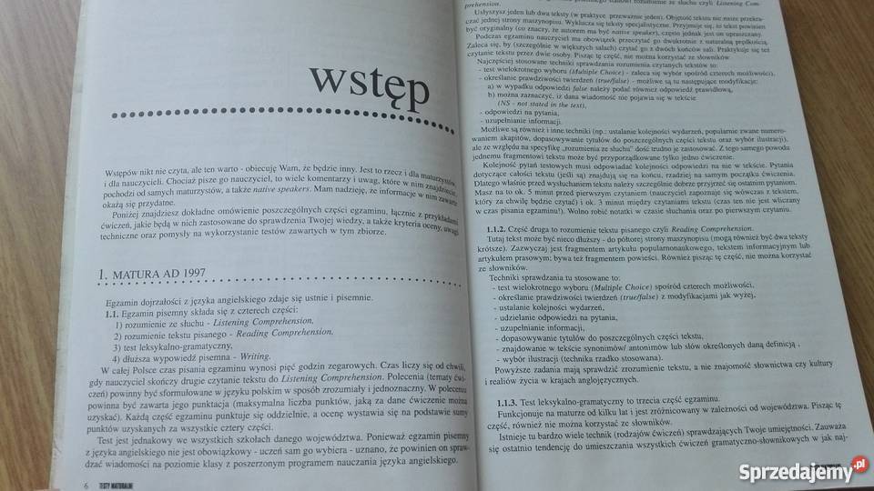 Testy maturalne z języka angielskiego Gdańsk