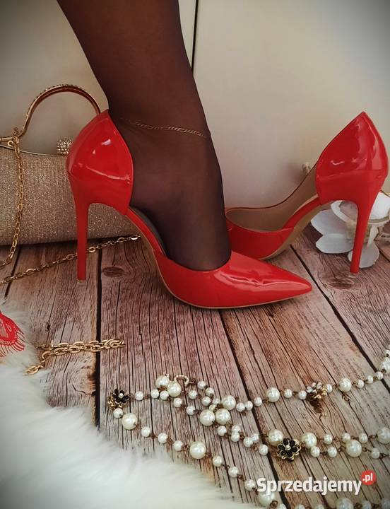 seksowne szpilki czerwone cudo Warszawa sprzedam