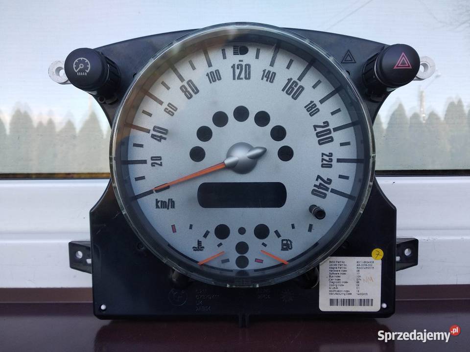 Mini Cooper R50 licznik zegary prędkościomierz Sieradz