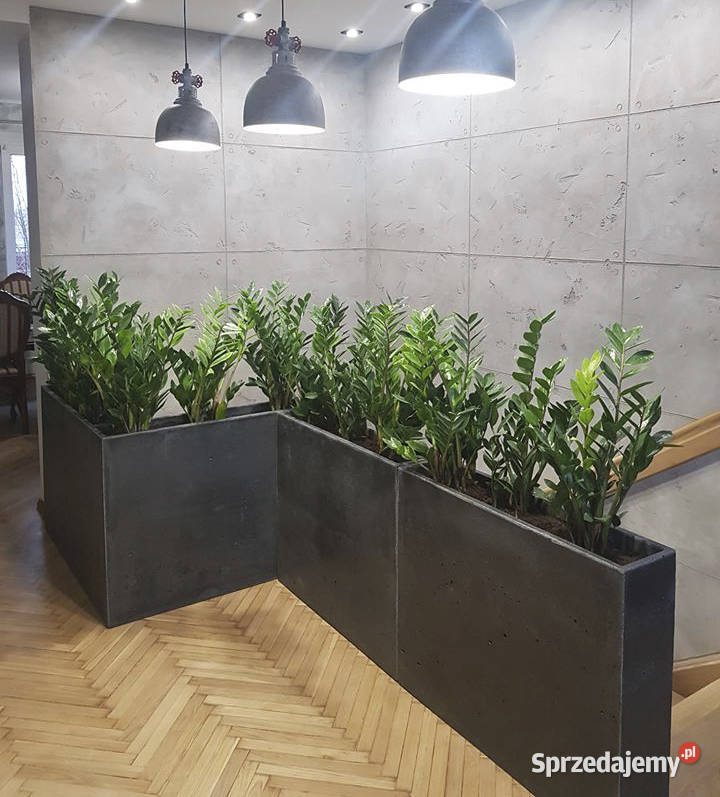 Donica betonowa Slim 90x20x50 Donice betonowe wielkopolskie