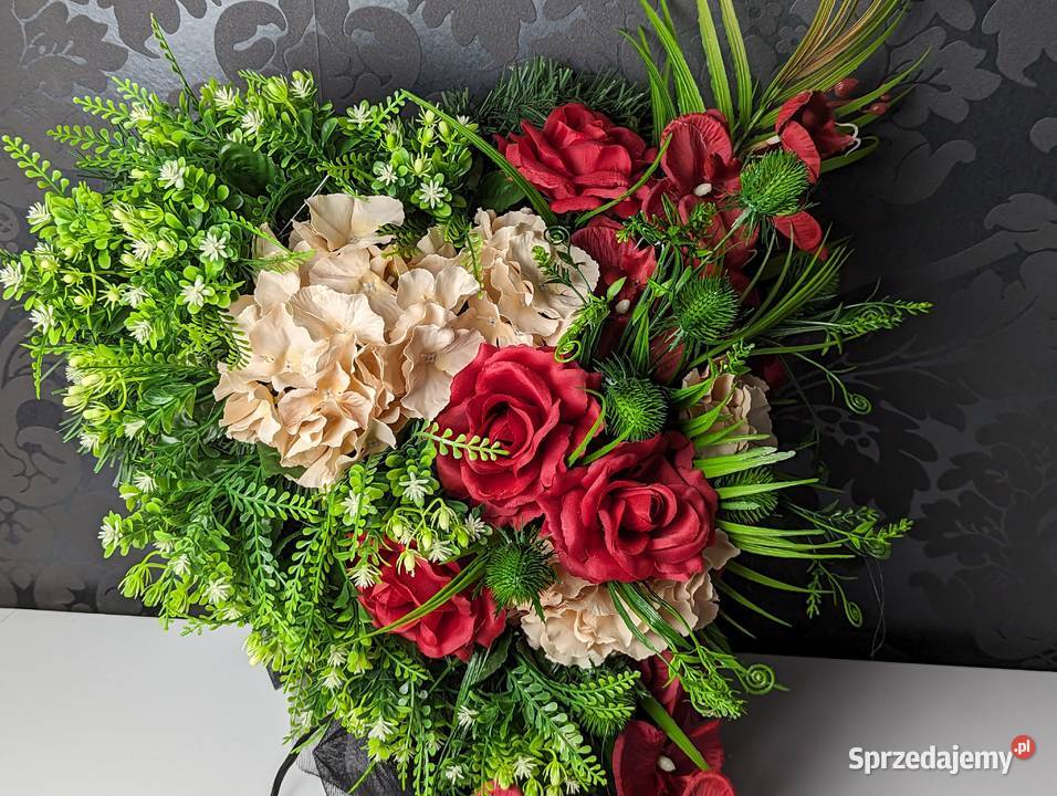 Wiązanka nagrobna DUŻA 105 długości Piękna lubelskie
