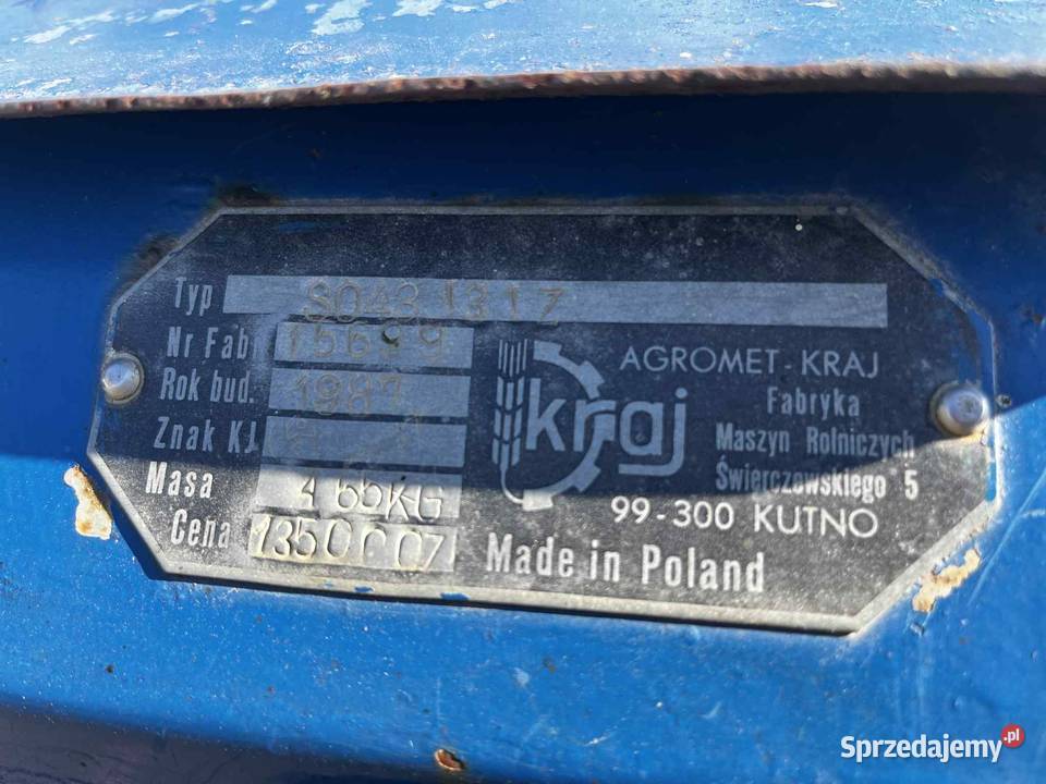 zestaw uprawowo siewny rolmako 27m i poznaniak Skołyszyn