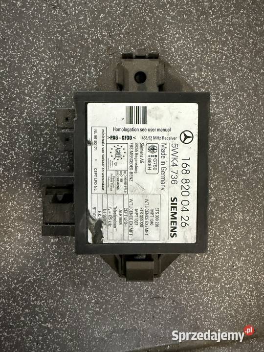 Moduł immobilizera Mercedes a klasa śląskie Tychy