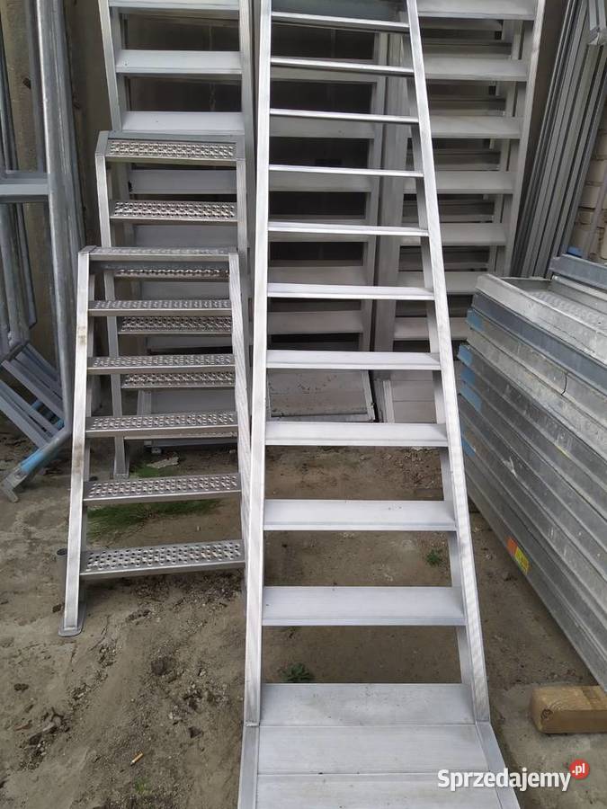 Schody aluminiowe długość 250 wysokość 200 Szczecin sprzedam