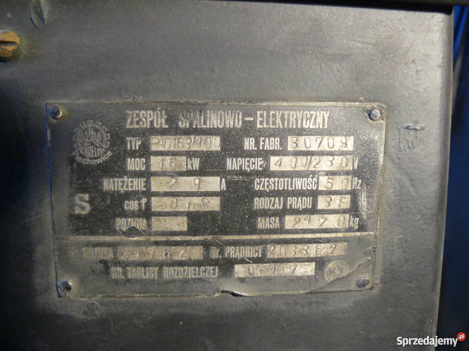 Agregat Prądotwórczy 16 kW Pozostałe Piotrków Trybunalski