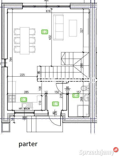 Dom bliźniak Kraków Igołomska 123m2