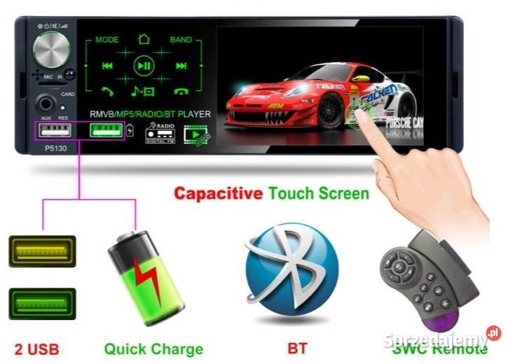 Radio dotyk bez kamery cofania CB radia Szczecin