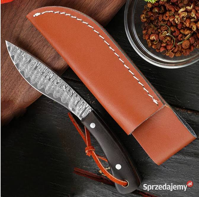 Nóż Myśliwski Mały Nożyk typ Finka Ostrze Stal Nowy Sącz