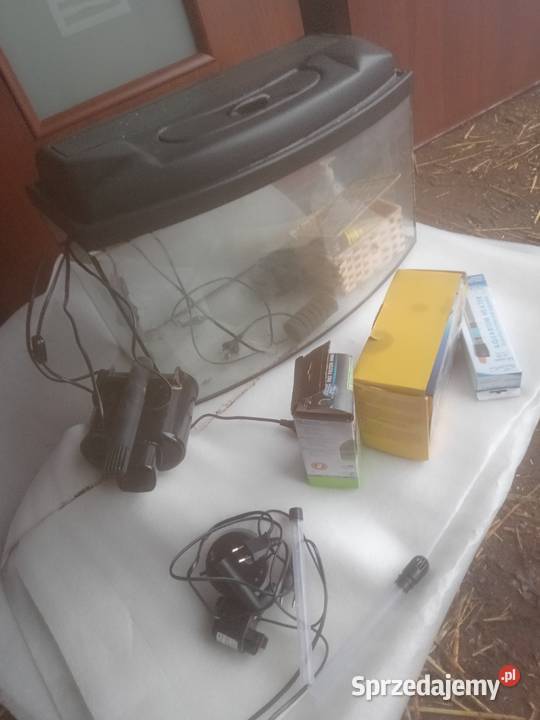 Akwarium 60 l z osprzętem dowóz Czernikowo