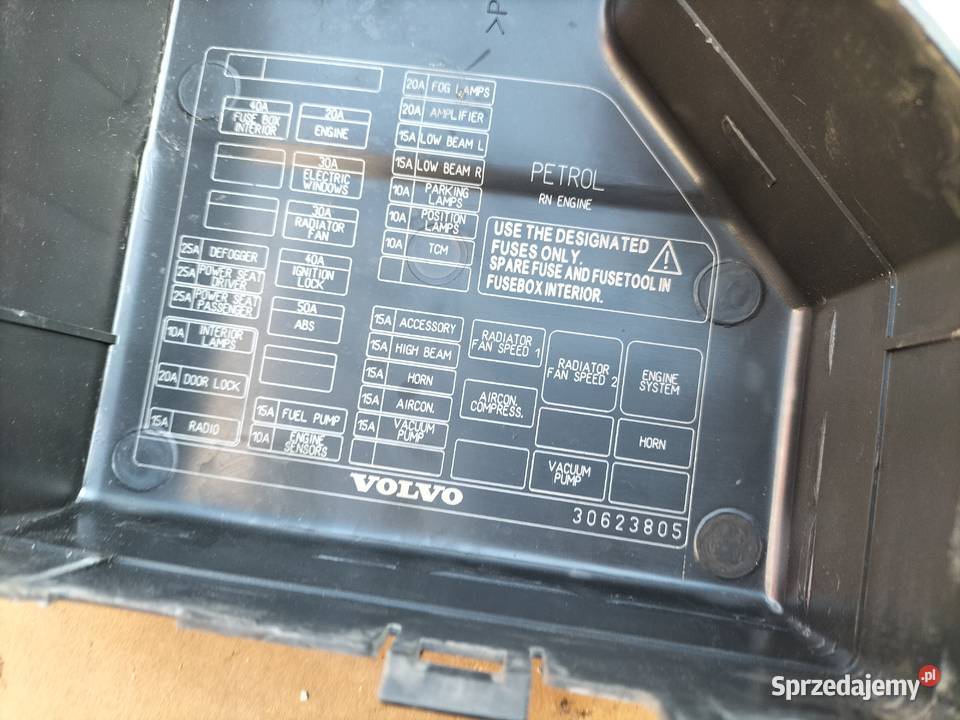 VOLVO S40 V40 OSŁONA POKRYWKA SKRZYNKI osobowe lubelskie Kamień-Kolonia