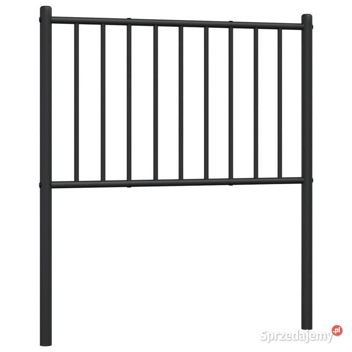 Metalowe wezgłowie czarne 75 WM350890