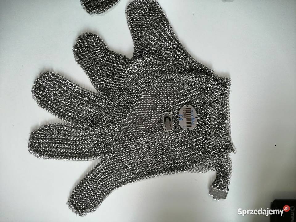 Metalowe rękawice masarskie 3 S M L Gastronomia Ostrzeszów