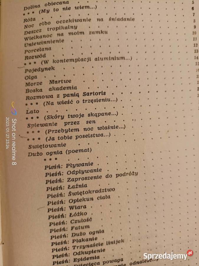Stachura unikat okazy Księgarnia Praga Rok wydania 1986 Proza i poezja Warszawa