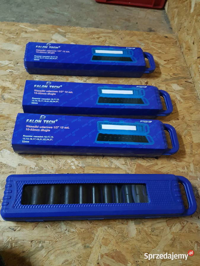 Nasadki udarowe sześciokątne długie 78mm 12 Głogowa