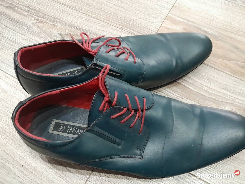 Buty półbuty Vapiano męskie granatowe 48 Półbuty Wieliczka sprzedam