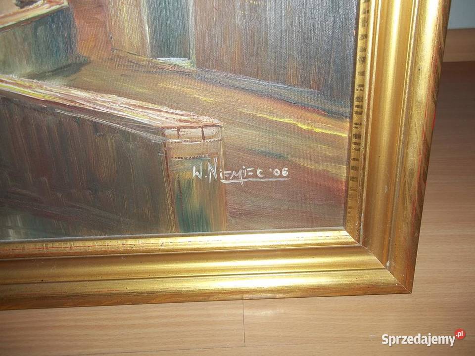 Noc w Wenecji piękny duży olej Malarstwo