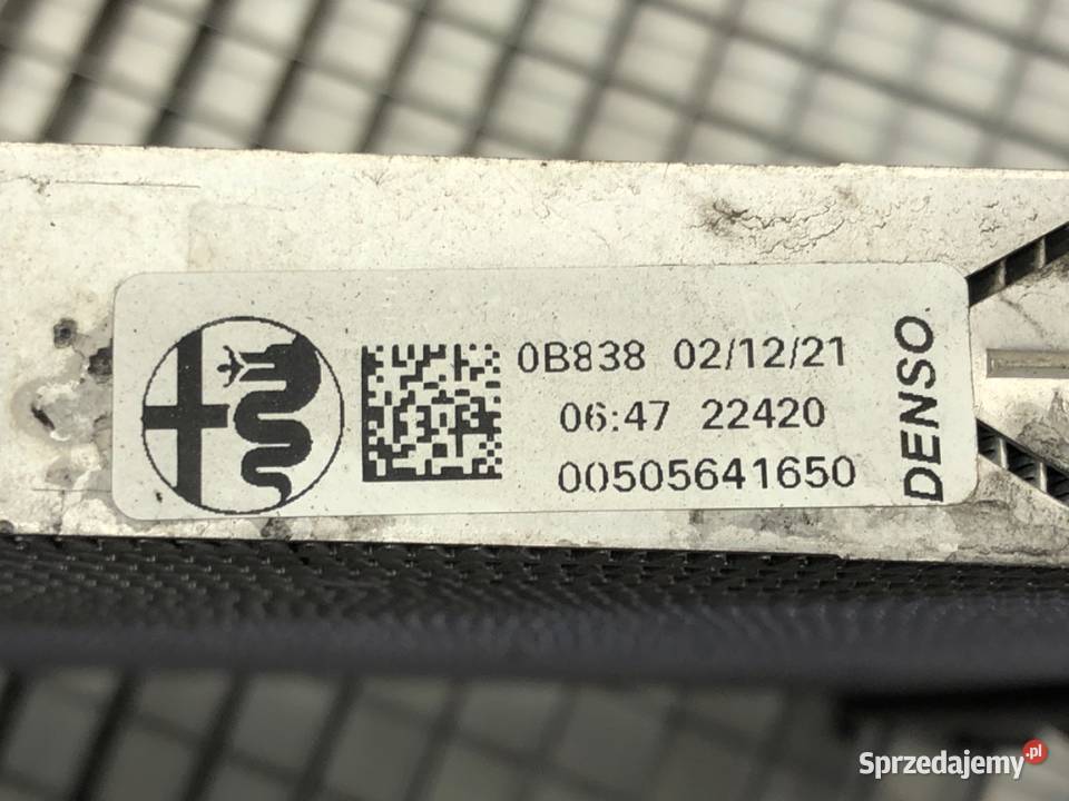 INTERCOOLER CHŁODNICA ALFA GIULIA 50533794 20 Chłodnice powietrza (intercoolery) podkarpackie sprzedam