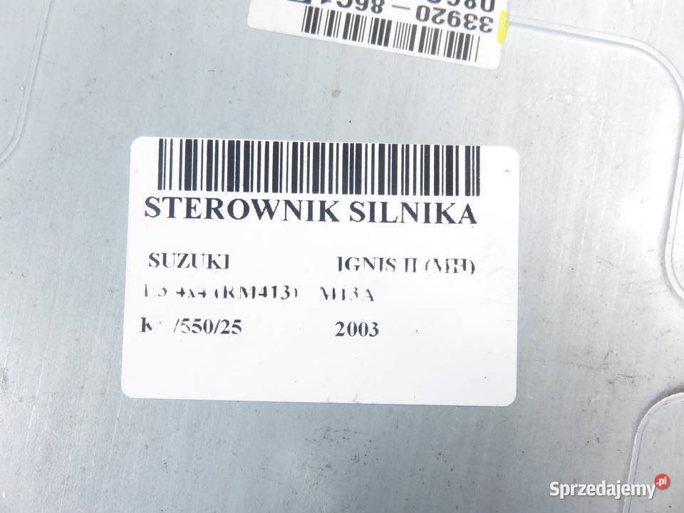 STEROWNIK SUZUKI IGNIS II 13 VVT 4x4 94 M13A Komputery