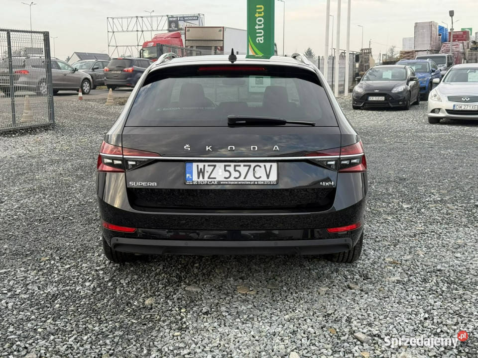 koda Superb 20 TDI 200 DSG 4x4 Style 2021 Salon czujnik deszczu Motoryzacja Wojkowice