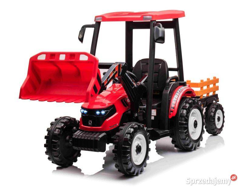 OLBRZYMI TRAKTOR NA AKUMULATOR Z PRZYCZEPĄ 24 V Toruń