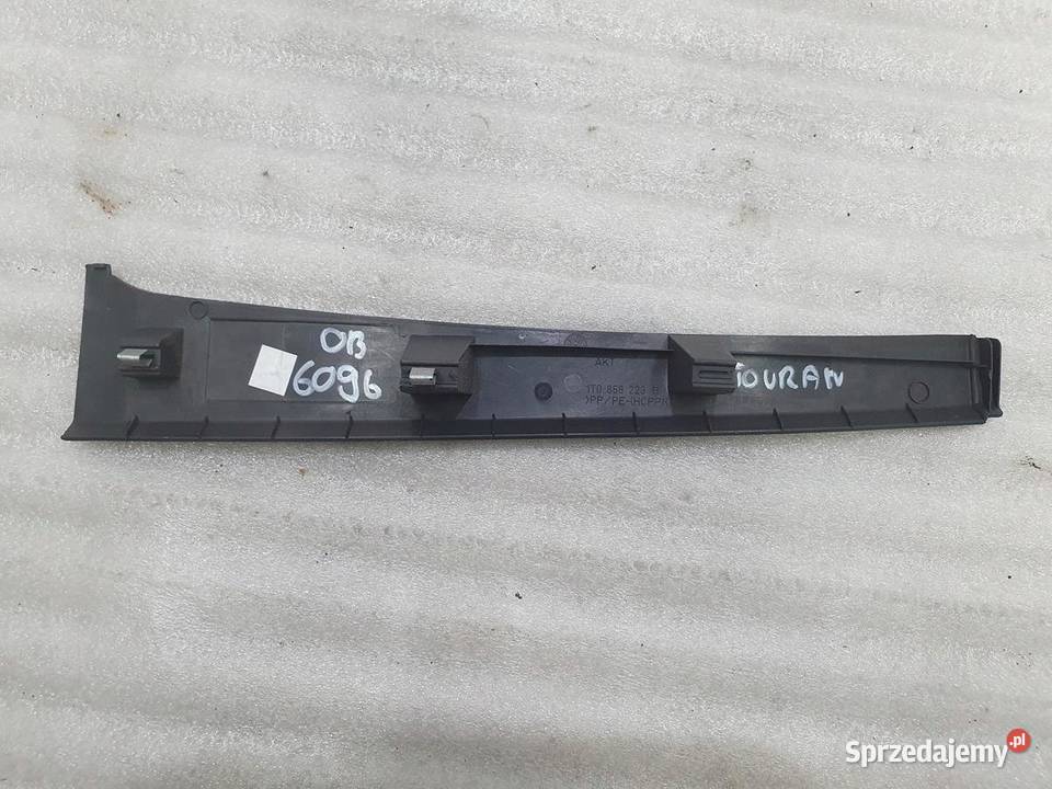 OSŁONA SŁUPKA A LEWA VW TOURAN 1T0868223B osobowe Części samochodowe wielkopolskie