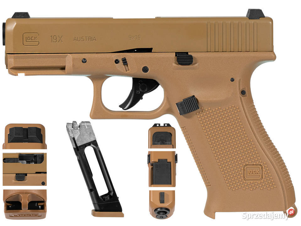 Pistolet wiatrówka Glock 19X blowback 45 mm mazowieckie