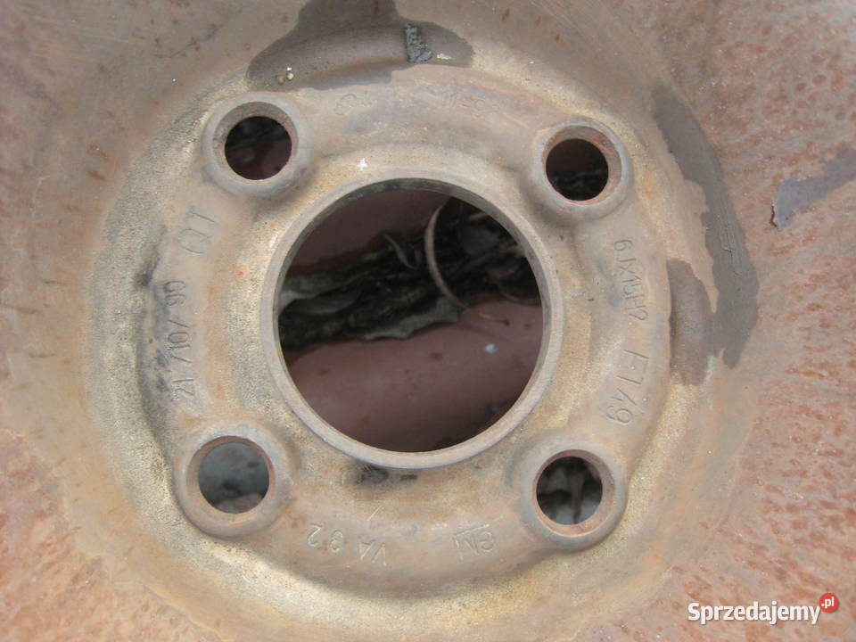 Felga stalowa Opel Corsa Astra Vectra 15 4x100 Średnica 15" małopolskie Kraków