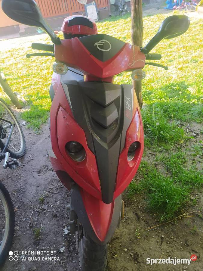 Sprzedam skutera 50 czerwony Przasnysz