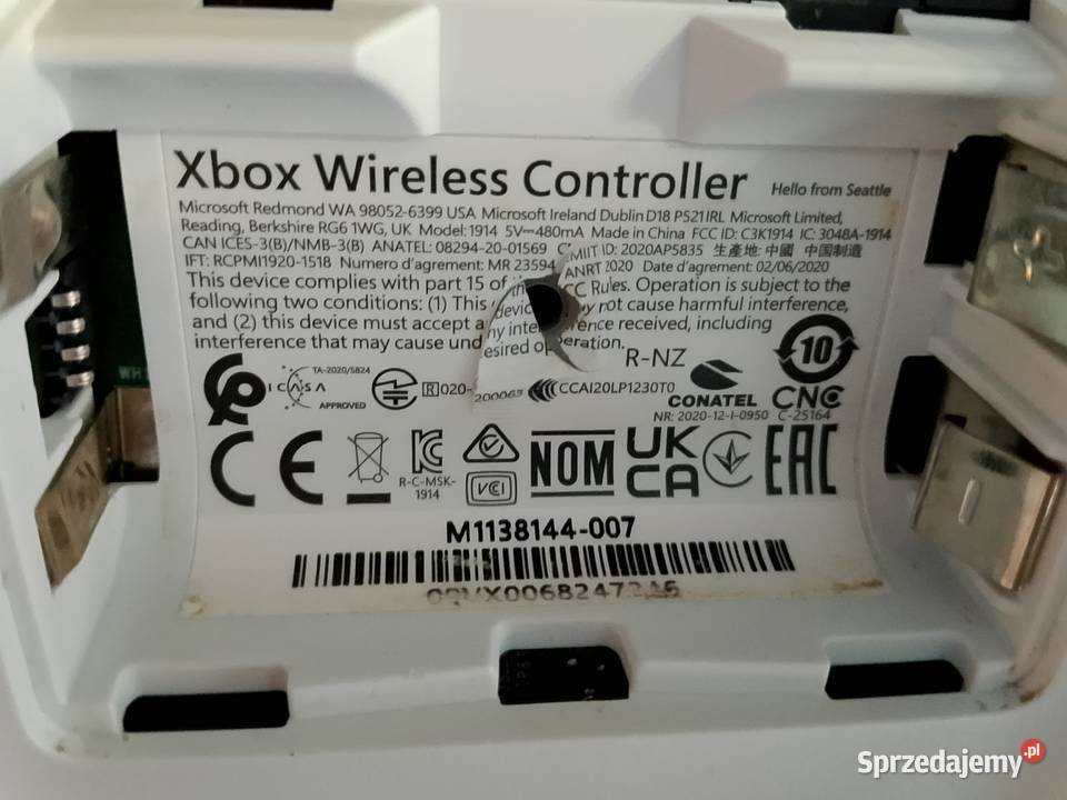 PAD do XBOX SERIES S X Shock Blue niesprawny Pozostałe Złotoryja