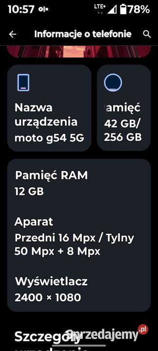 Motorola g54 sprzedam Poznań