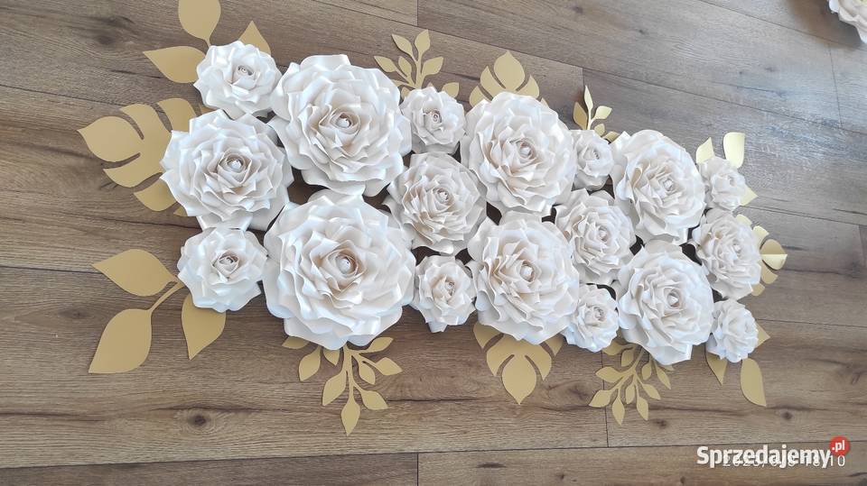 Kwiaty z papieru3D zestaw Kompozycje kwiatowe Jaroszyn-Kolonia