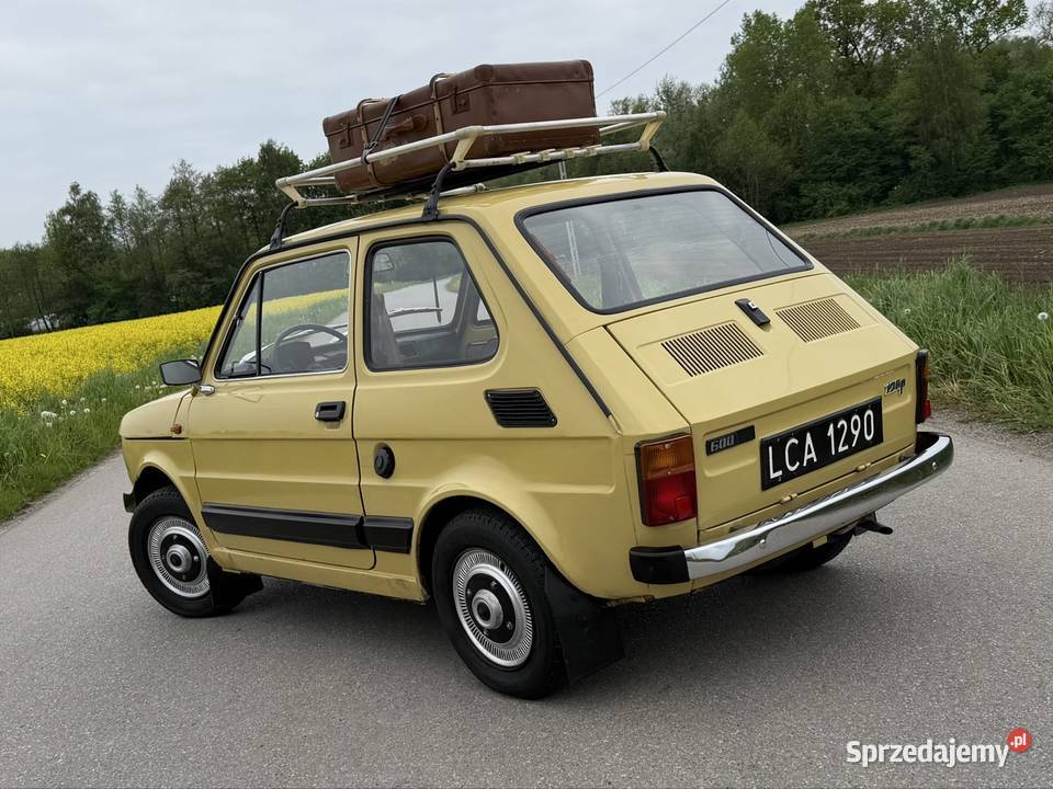 RARYTAS Fiat 126p 600 1981r Piękny Stan Zarejestrowany w Polsce małopolskie Kraków sprzedam