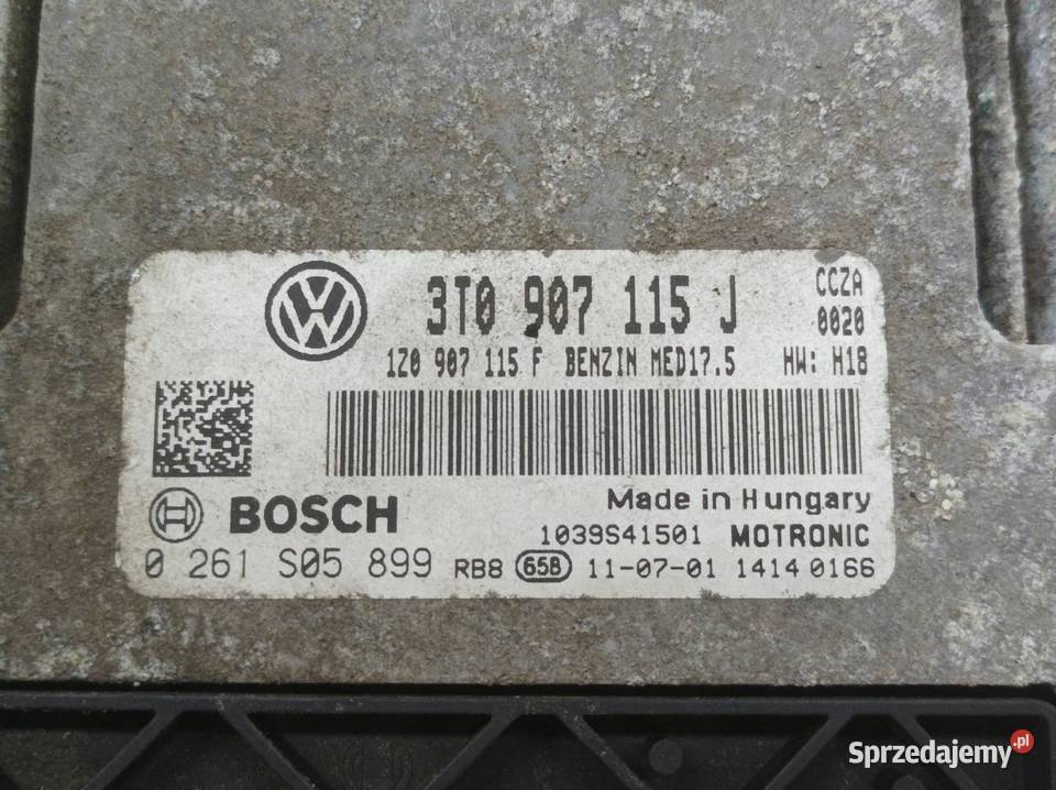 STEROWNIK SILNIKA 3T0907115J 0261S05899 20 B 199