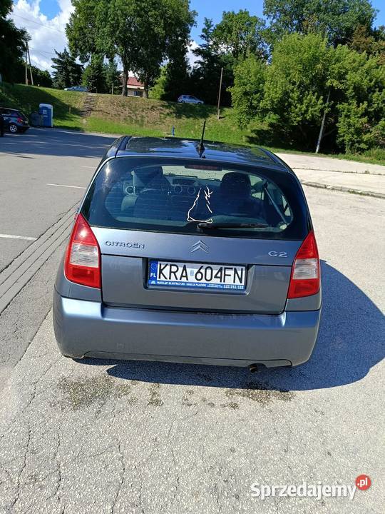 Citroen C2 14 benzyna 2008 świeżo zarejestrowany