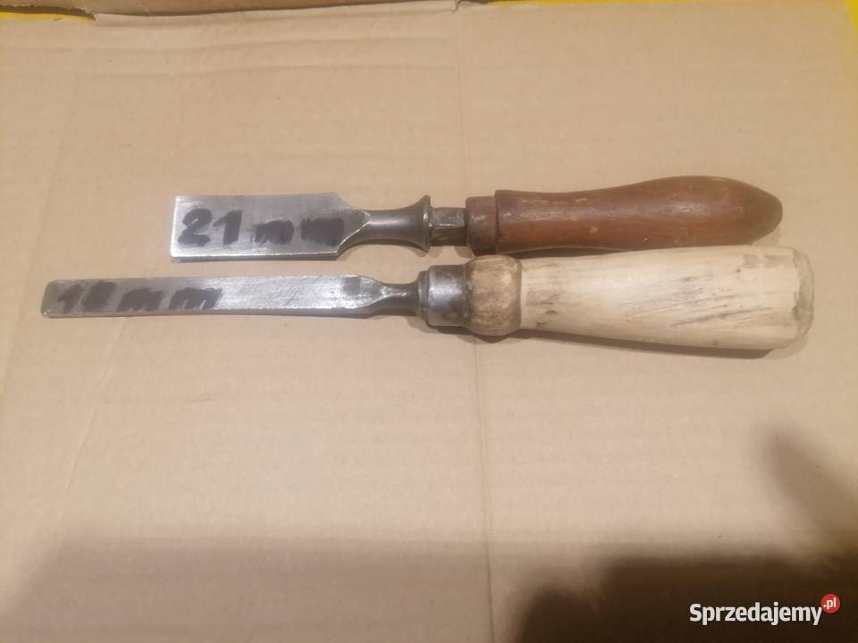 drewniany strug hebel PRL 3 dłuta 2 Piotrków Trybunalski
