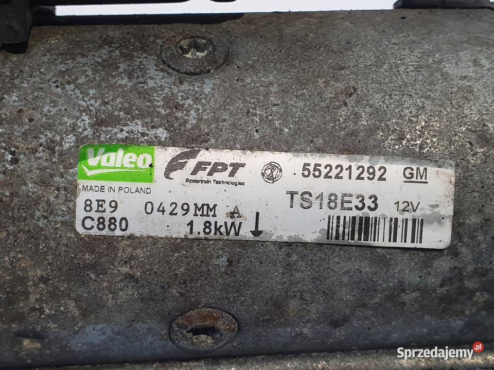 ROZRUSZNIK Opel Corsa D 13 CDTI valeo 55221292 Chełm